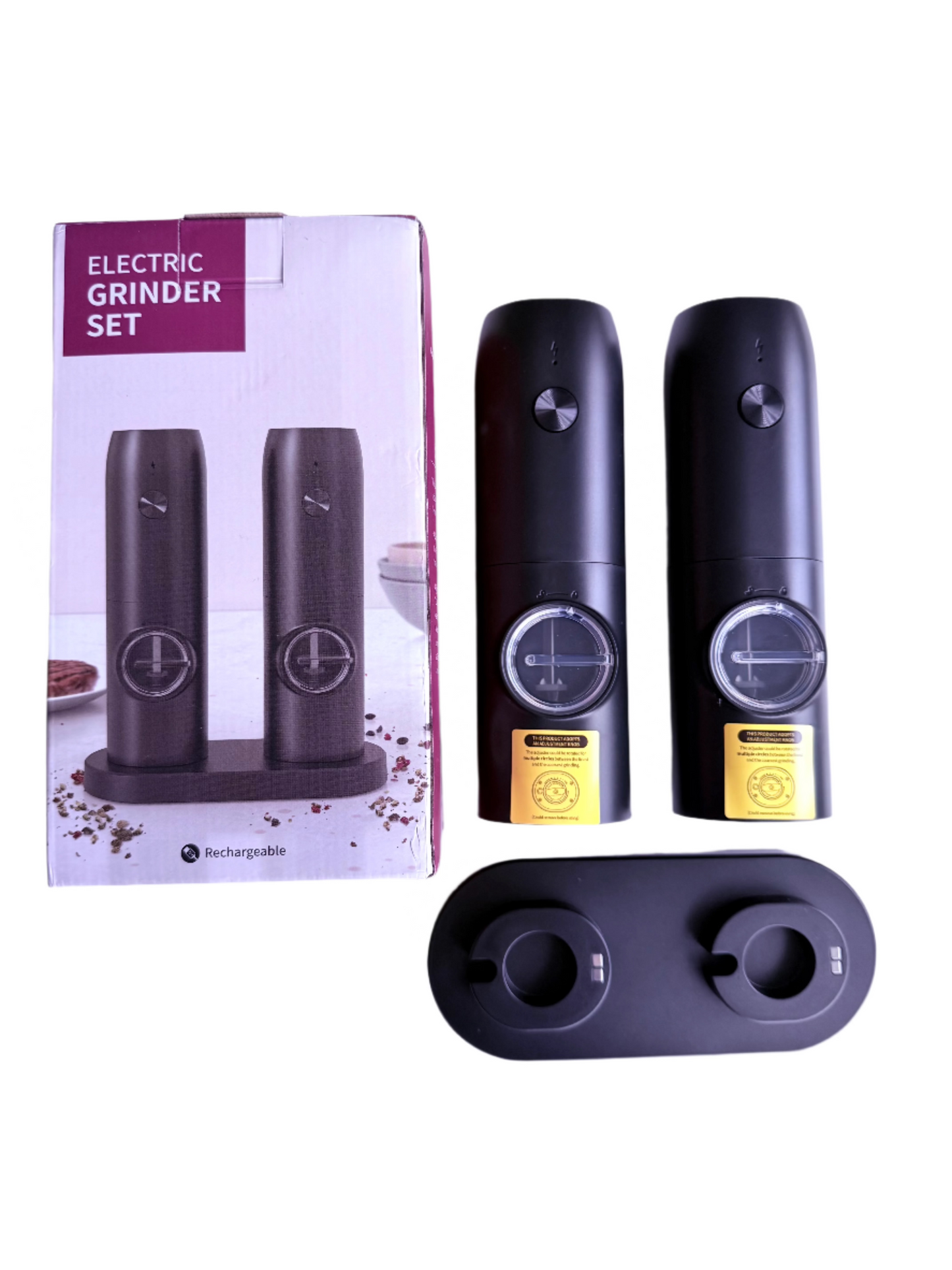 Elektrisk Pepparkvarn 2-pack