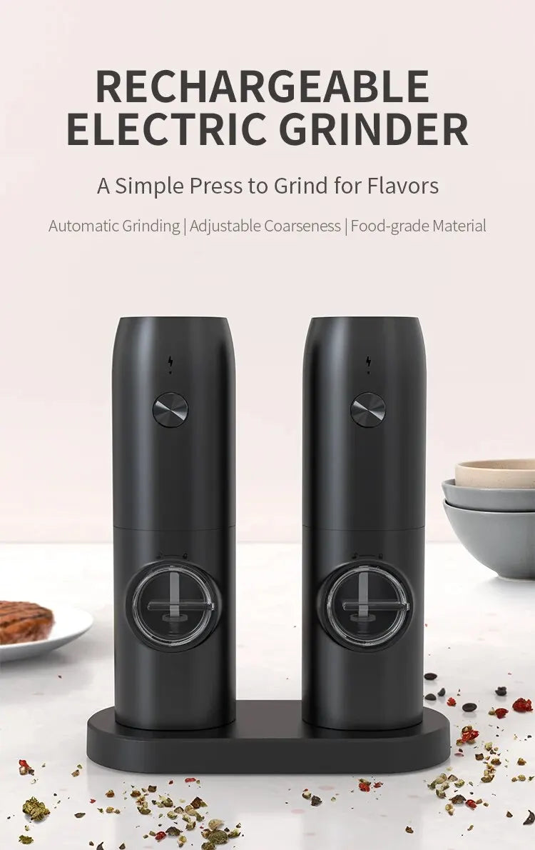 Elektrisk Pepparkvarn 2-pack