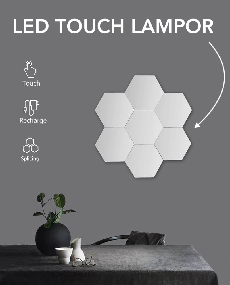 LED Hexagon Smart Lampe